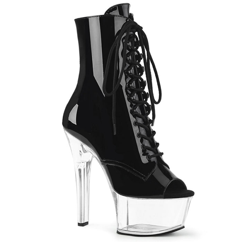 Black Pleaser Aspire-1021 Women's Boots | YJ2897546