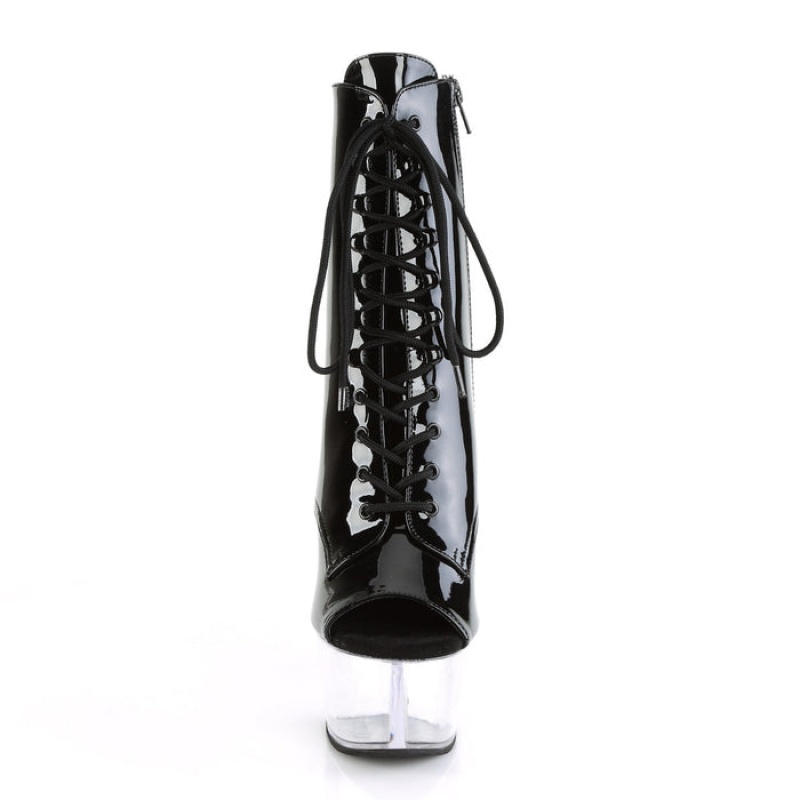 Black Pleaser Aspire-1021 Women\'s Boots | YJ2897546