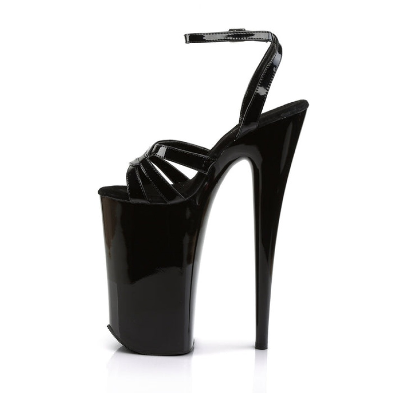 Black Pleaser Beyond-012 Women's Sandals | CH9256830