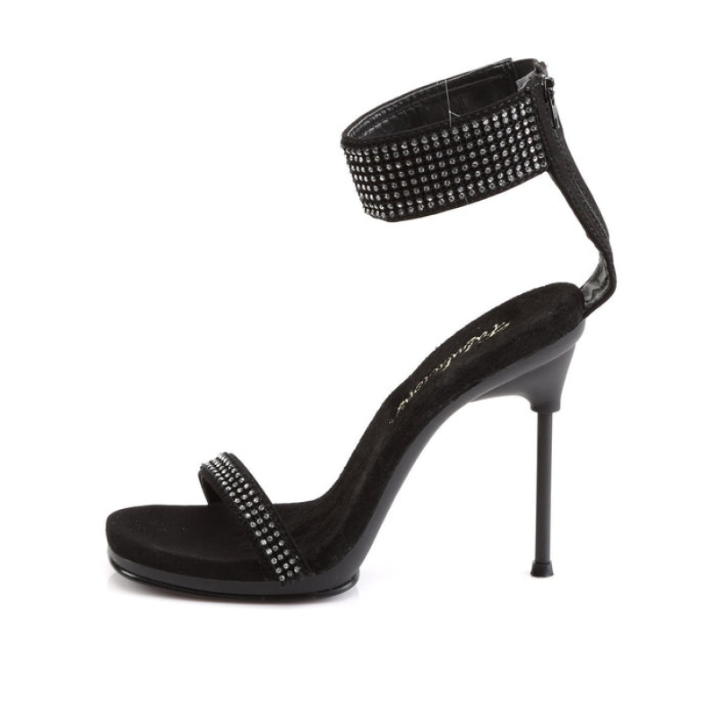 Black Pleaser Chic-40 Women's Sandals | NK1056238