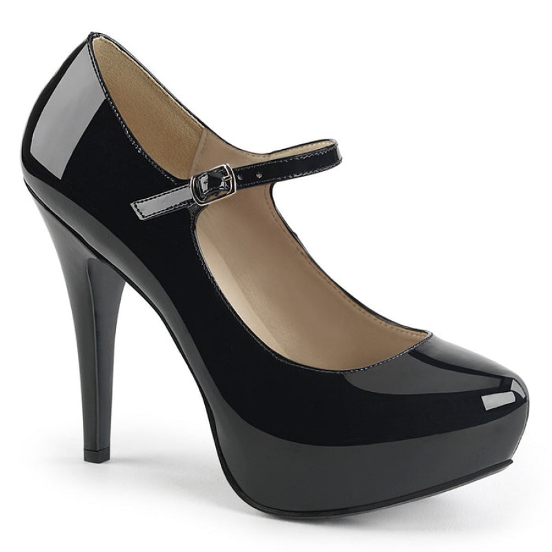 Black Pleaser Chloe-02 Women's Pumps | HY4208963