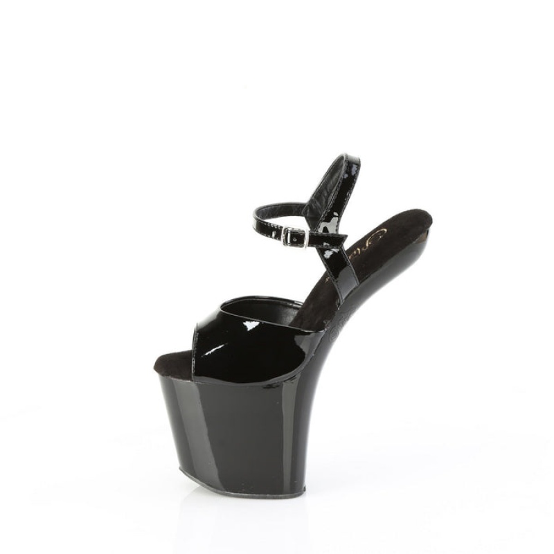 Black Pleaser Craze-809 Women's Sandals | JI6079342