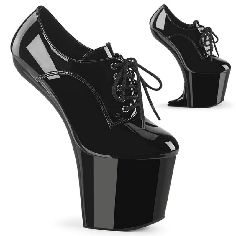 Black Pleaser Craze-860 Women's Pumps | RK6853294