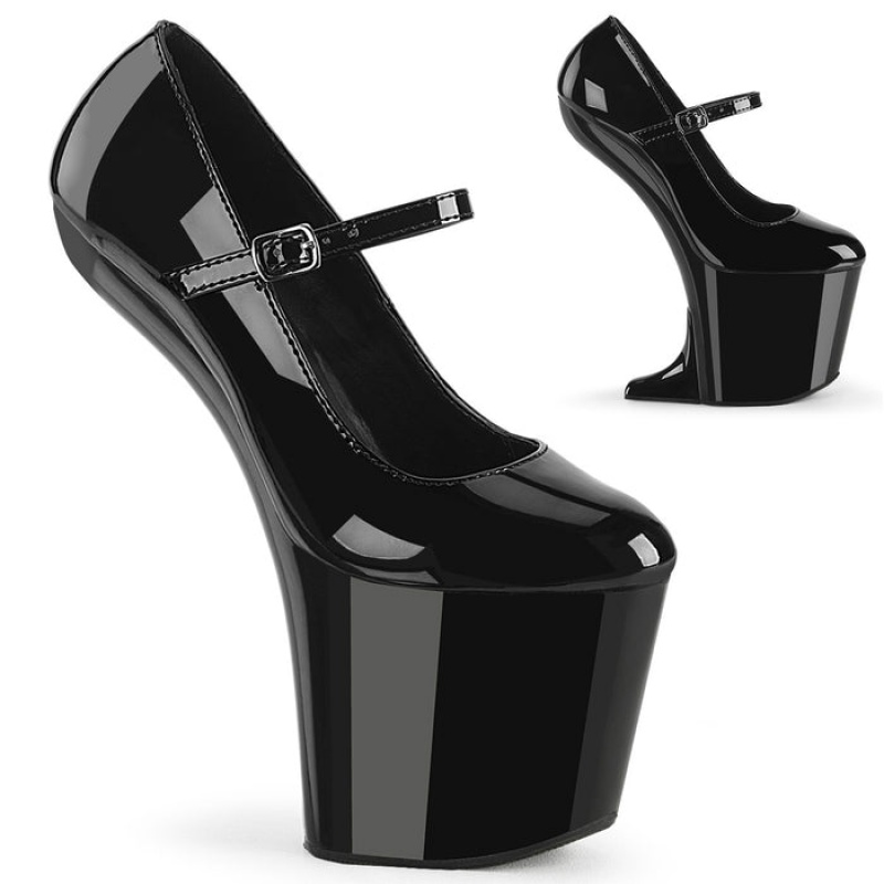 Black Pleaser Craze-880 Women\'s Pumps | KJ1792683