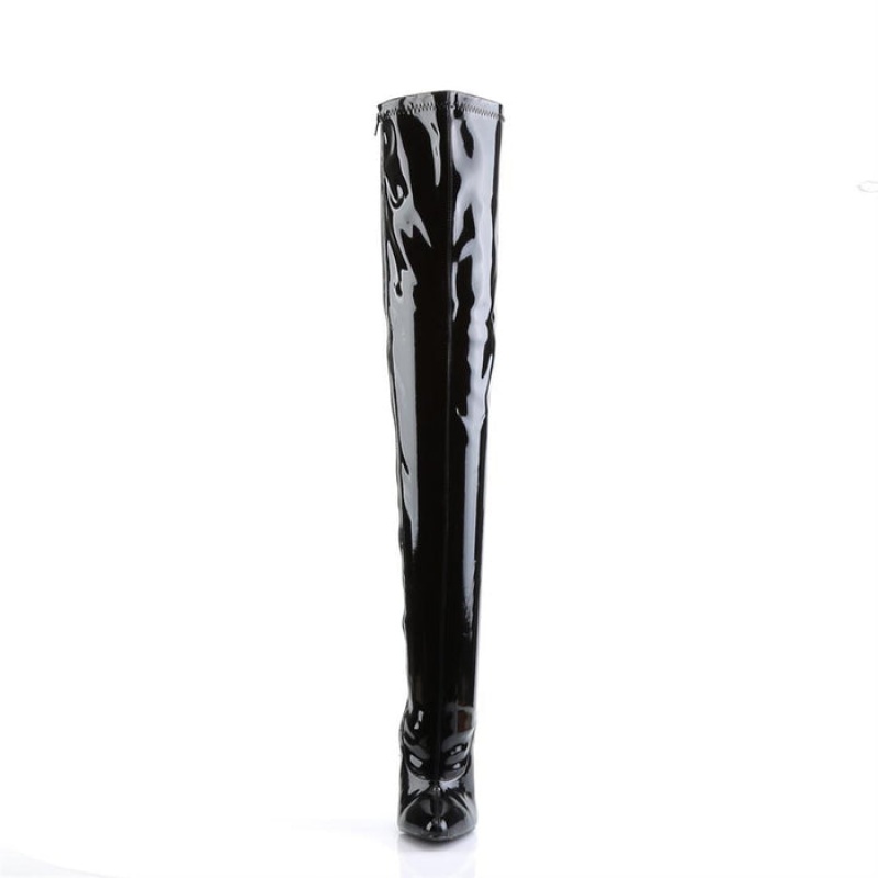 Black Pleaser Dagger-3000 Women\'s Boots | MB5634792