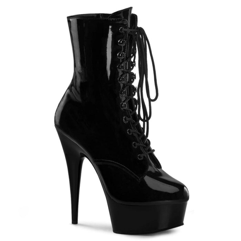 Black Pleaser Delight-1020 Women's Boots | FD7231945