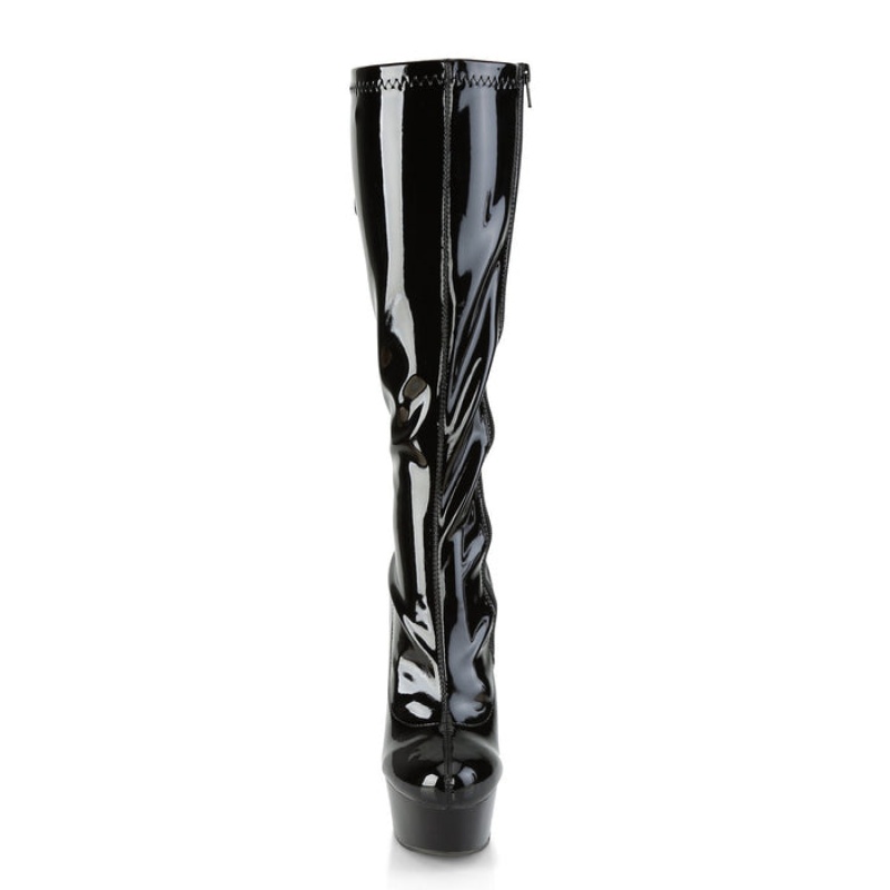 Black Pleaser Delight-2029 Women\'s Boots | IZ3748915