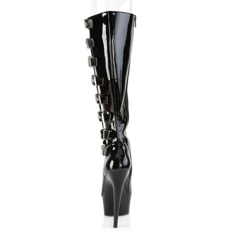 Black Pleaser Delight-2047 Women's Boots | VC2907453