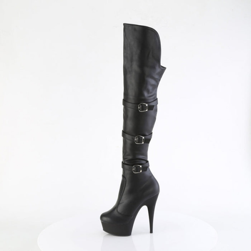 Black Pleaser Delight-3018 Women's Boots | ZU6957234