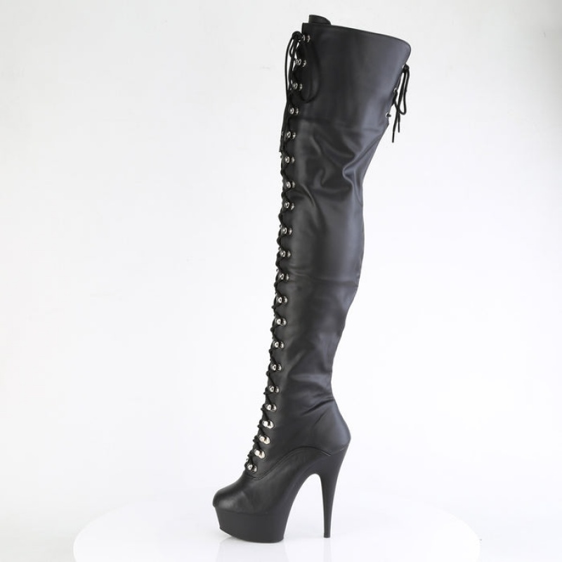 Black Pleaser Delight-3022 Women's Boots | ZY0631254