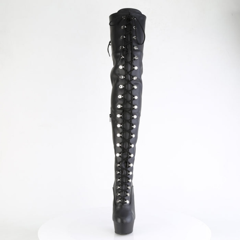 Black Pleaser Delight-3022 Women's Boots | ZY0631254