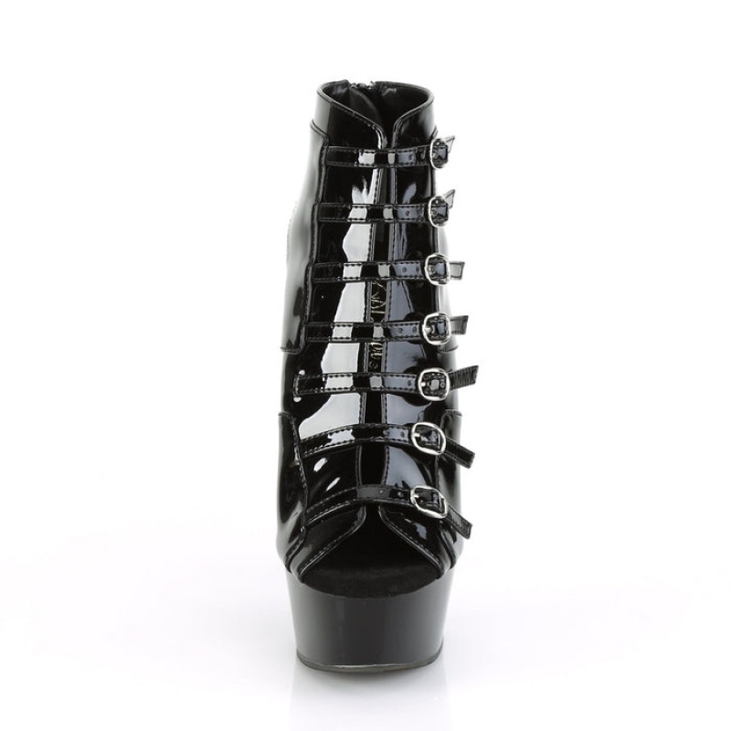 Black Pleaser Delight-600-11 Women\'s Boots | TY0268453