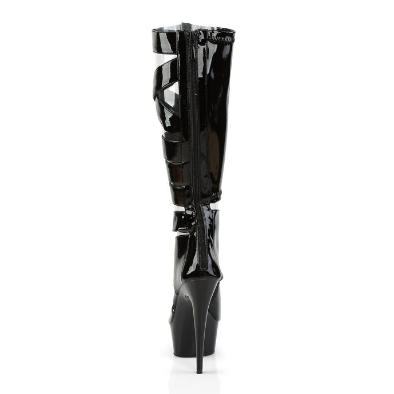 Black Pleaser Delight-600-49 Women's Sandals | LJ2871690