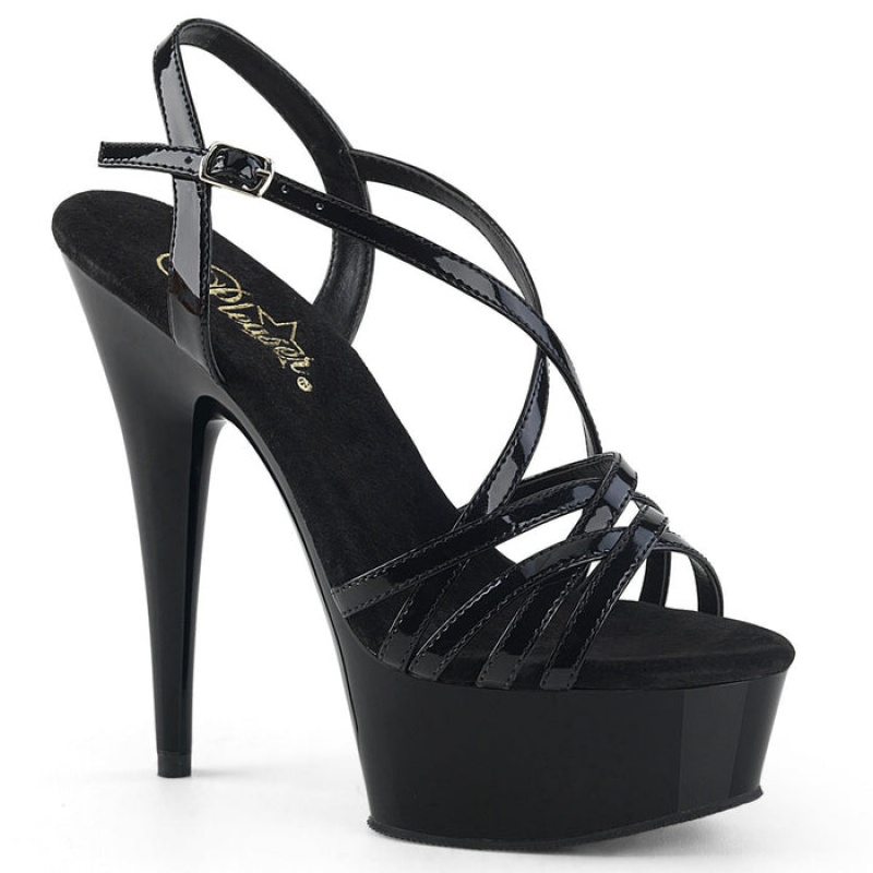 Black Pleaser Delight-613 Women's Sandals | IG9021834