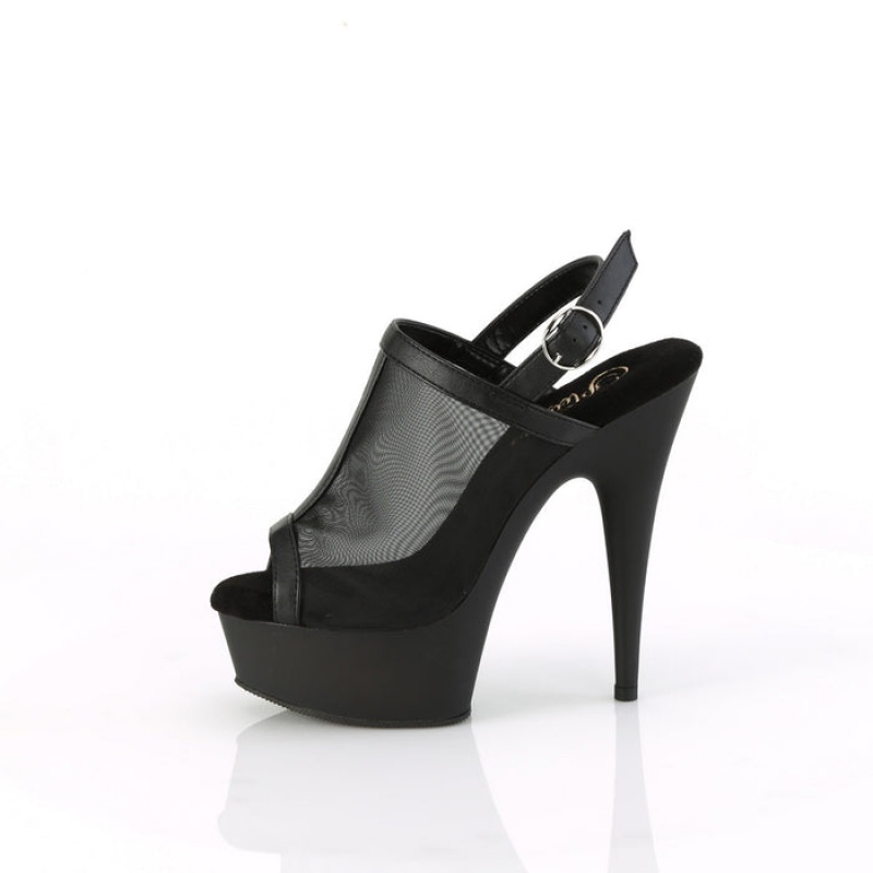 Black Pleaser Delight-636 Women's Sandals | NL0867249