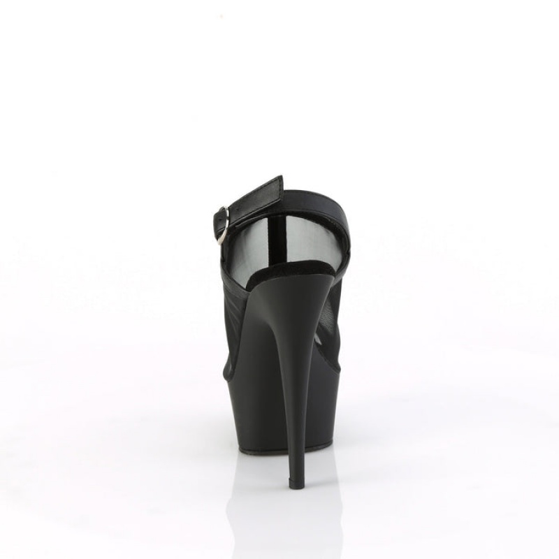 Black Pleaser Delight-636 Women's Sandals | NL0867249