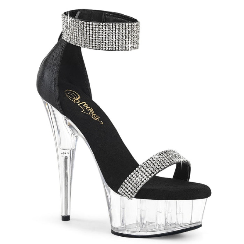 Black Pleaser Delight-641 Women's Sandals | CQ7456391