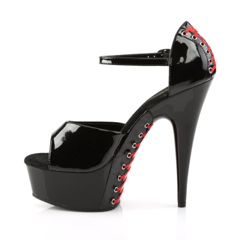 Black Pleaser Delight-660FH Women's D'Orsay | JU4807251