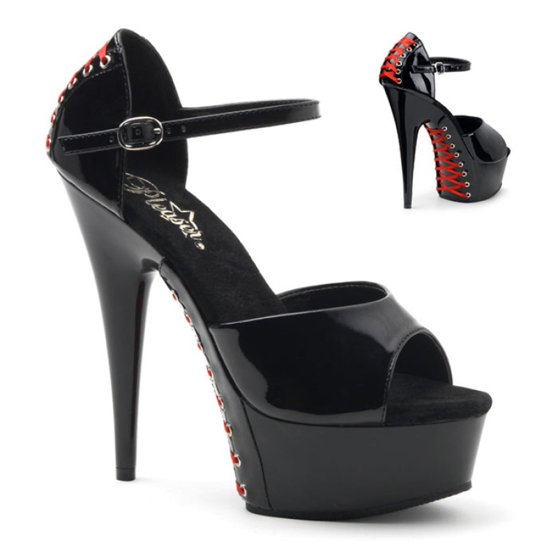 Black Pleaser Delight-660FH Women's D'Orsay | JU4807251