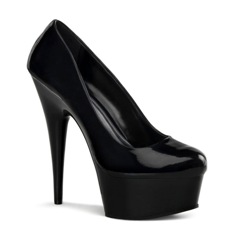 Black Pleaser Delight-685 Women's Pumps | ER8067521