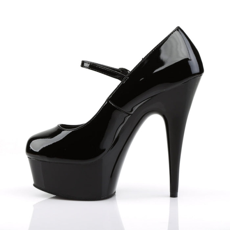 Black Pleaser Delight-687 Women's Pumps | PZ1483957