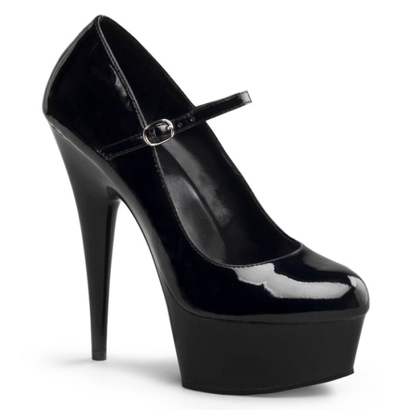 Black Pleaser Delight-687 Women's Pumps | PZ1483957