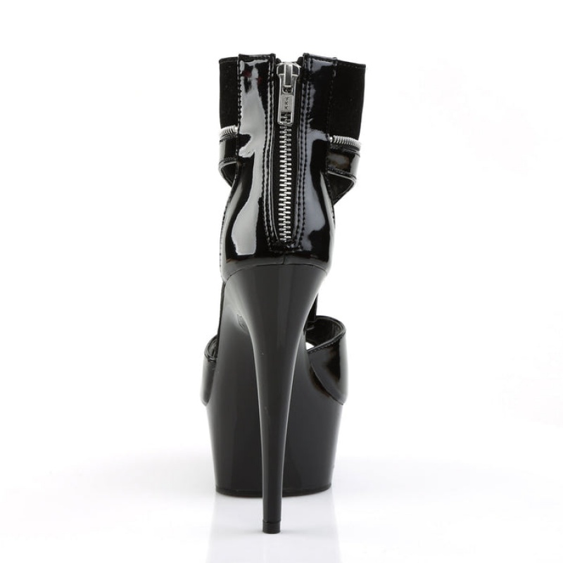 Black Pleaser Delight-690 Women's Sandals | LE2417590