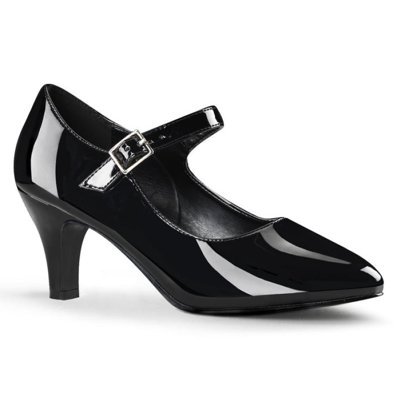 Black Pleaser Divine-440 Women's D'Orsay | MJ2681593