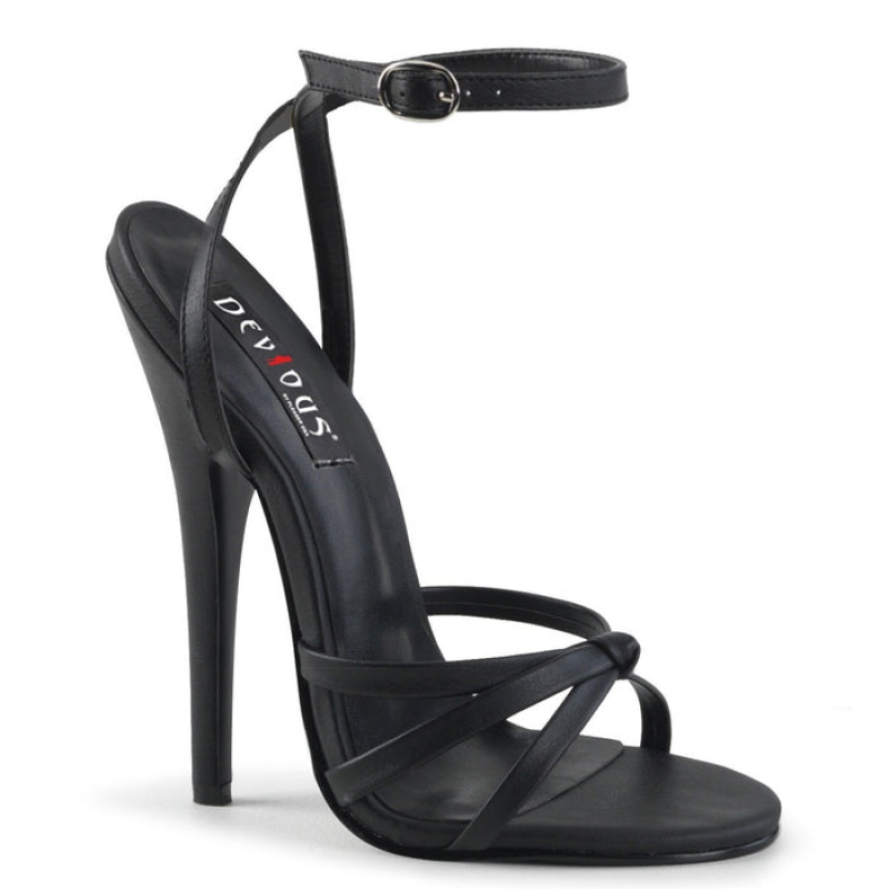 Black Pleaser Domina-108 Women's Sandals | QL1937624