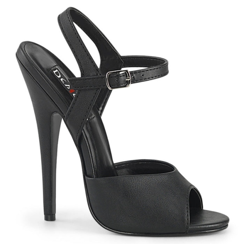 Black Pleaser Domina-109 Women's Sandals | IF3457026