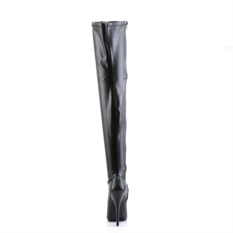 Black Pleaser Domina-3000 Women's Boots | TY3176249