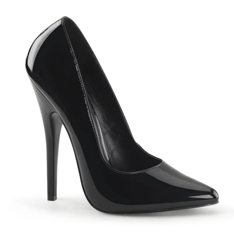 Black Pleaser Domina-420 Women's Pumps | LW7506941