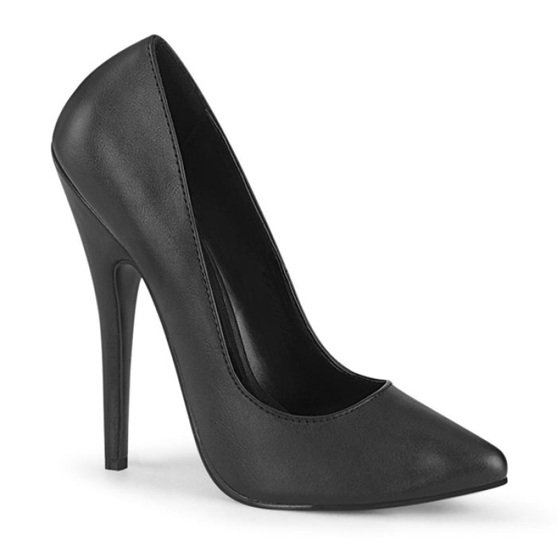 Black Pleaser Domina-420 Women's Pumps | ZD1240789