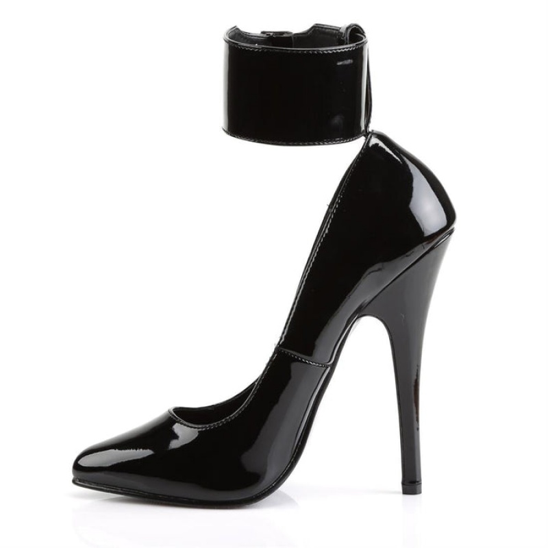 Black Pleaser Domina-434 Women's Pumps | MT0764592