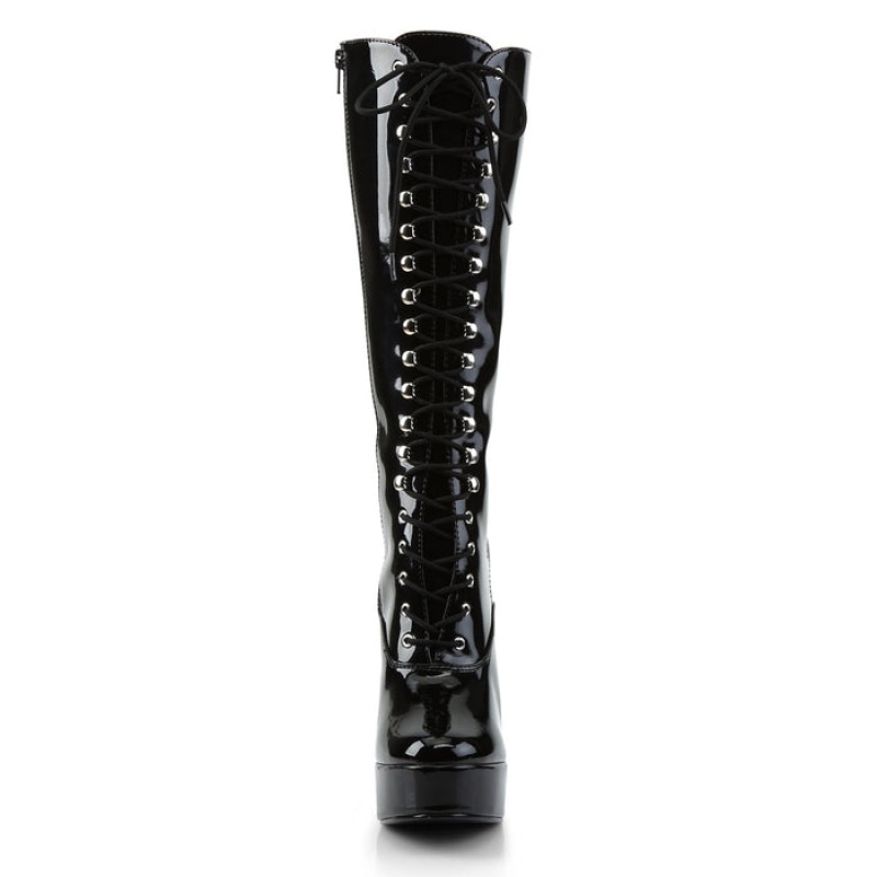 Black Pleaser Electra-2020 Women\'s Boots | MJ3029584