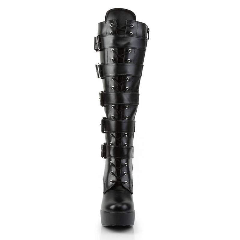 Black Pleaser Electra-2042 Women\'s Boots | WO3079214