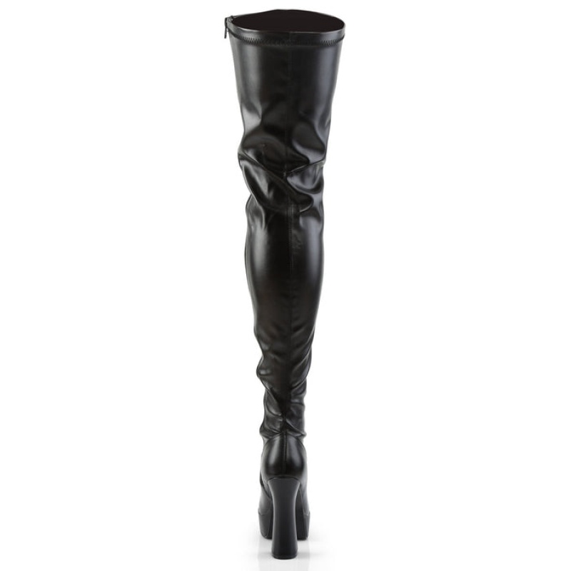 Black Pleaser Electra-3000Z Women's Boots | LW8357640