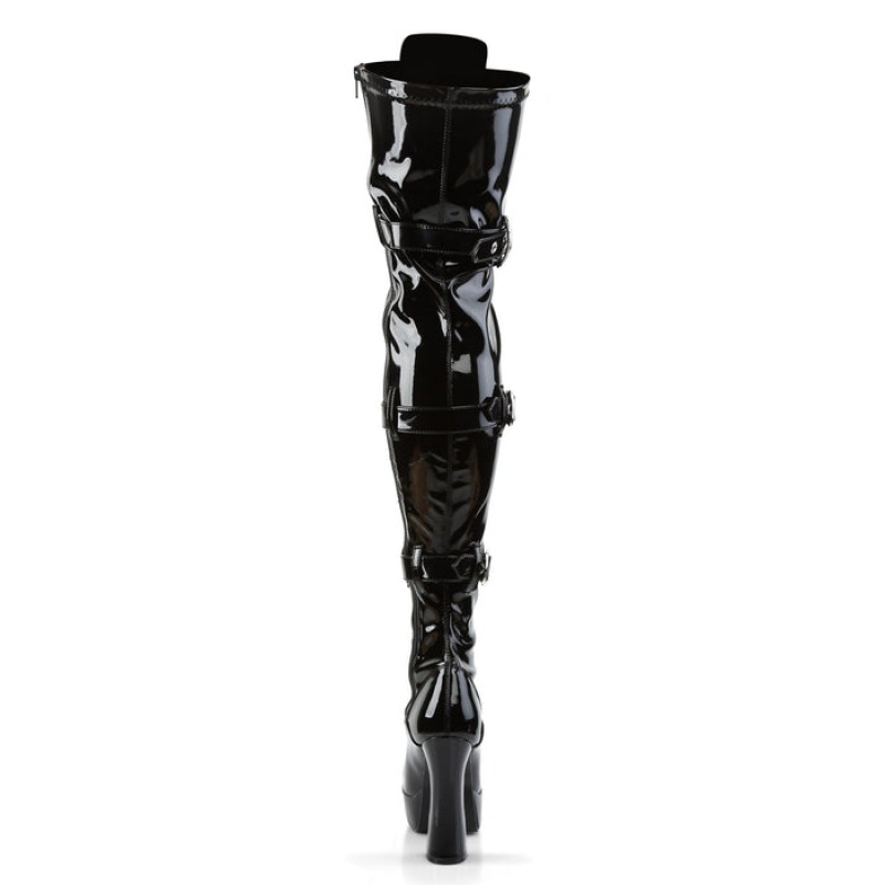 Black Pleaser Electra-3028 Women's Boots | OA2048956