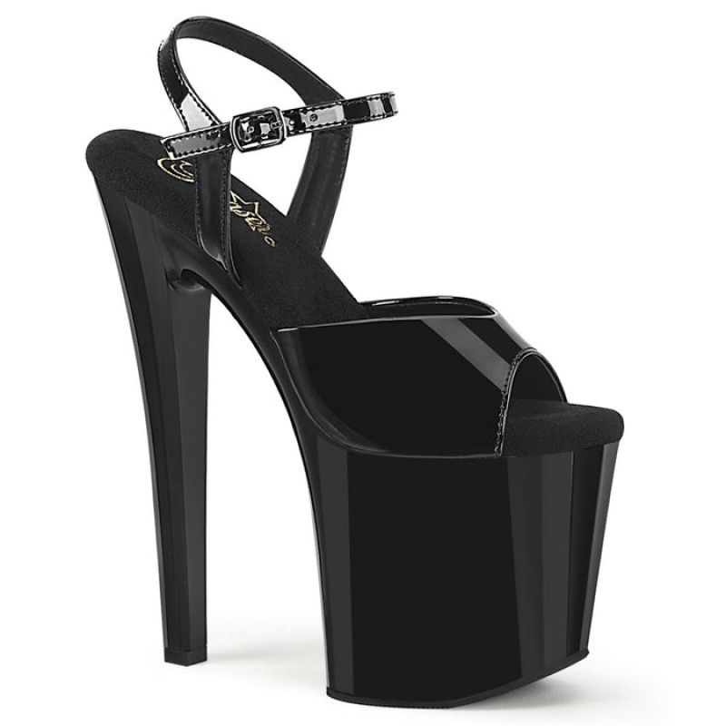 Black Pleaser Enchant-709 Women's Sandals | KC9037268