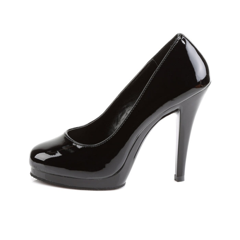 Black Pleaser Flair-480 Women's Pumps | TW6715809