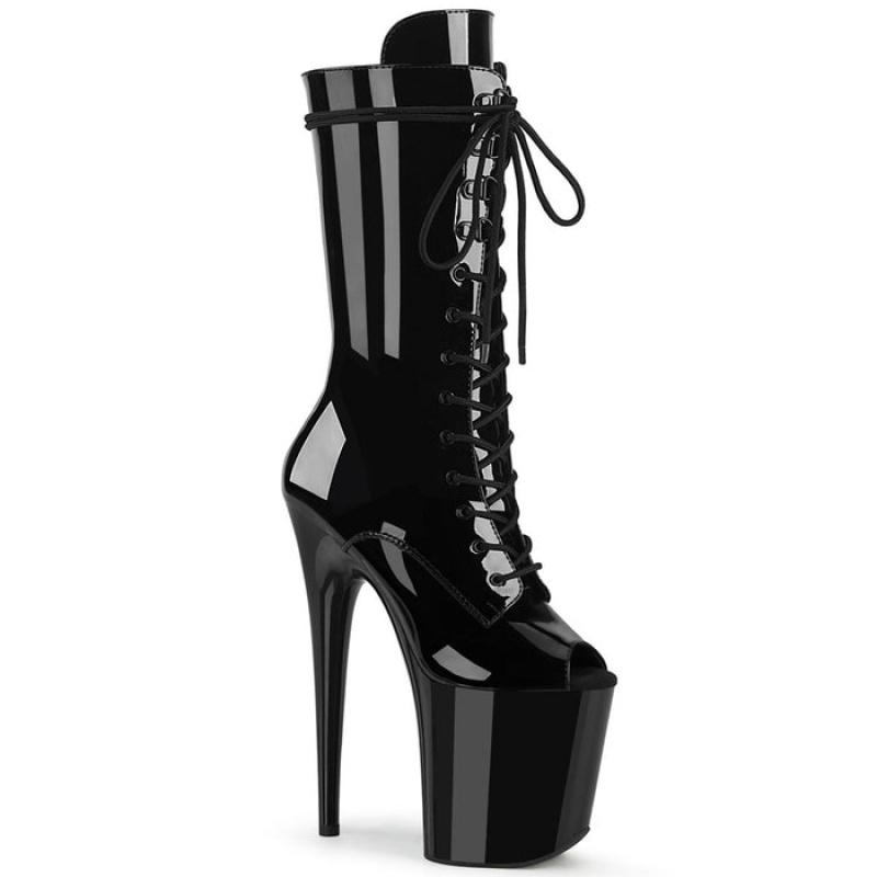 Black Pleaser Flamingo-1051 Women's Boots | EM9327046