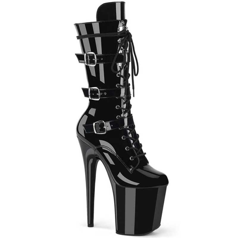 Black Pleaser Flamingo-1053 Women's Boots | RW6147209