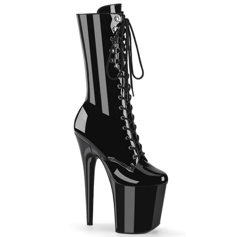 Black Pleaser Flamingo-1054 Women's Boots | XD0584216