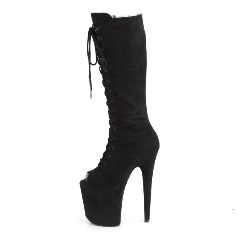 Black Pleaser Flamingo-2051FS Women's Boots | HU4108572