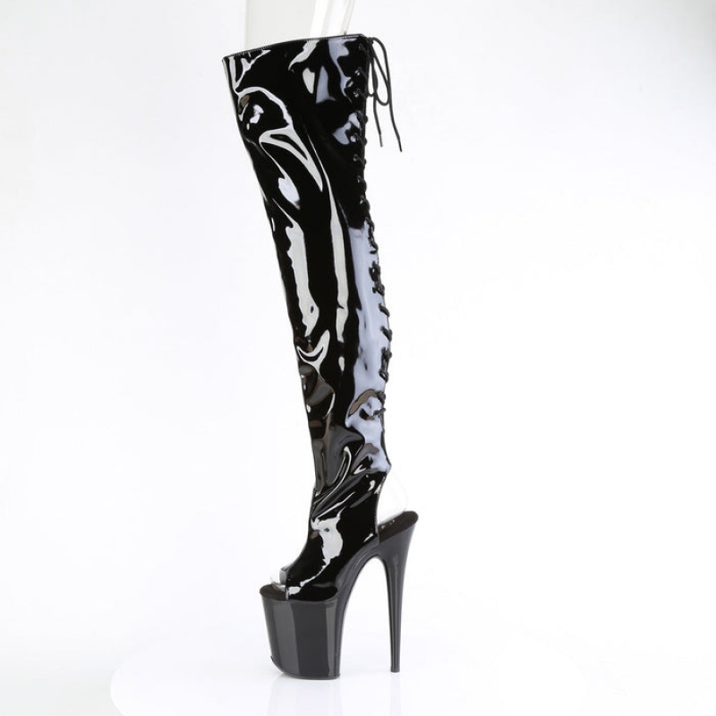 Black Pleaser Flamingo-3017 Women's Boots | XC2146079