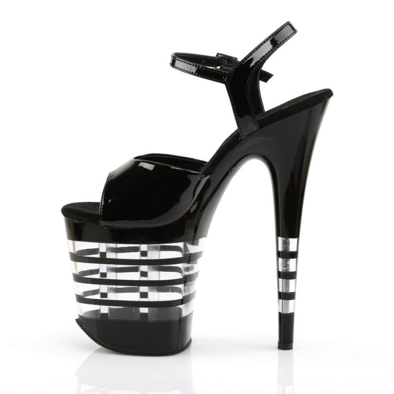 Black Pleaser Flamingo-809LN Women's Sandals | DH1058697