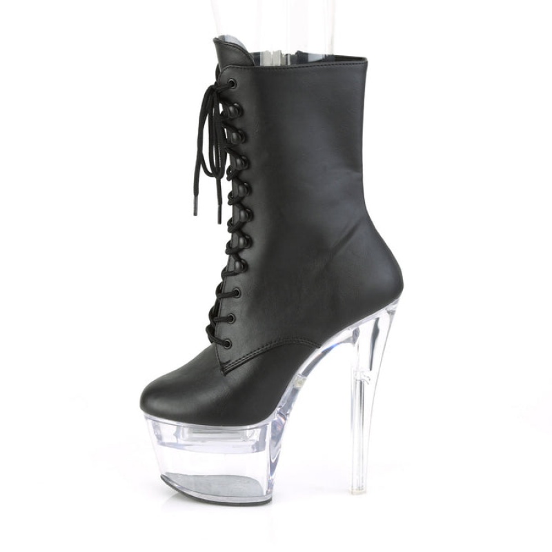 Black Pleaser Flashdance-1020-7 Women's Boots | IF0387619