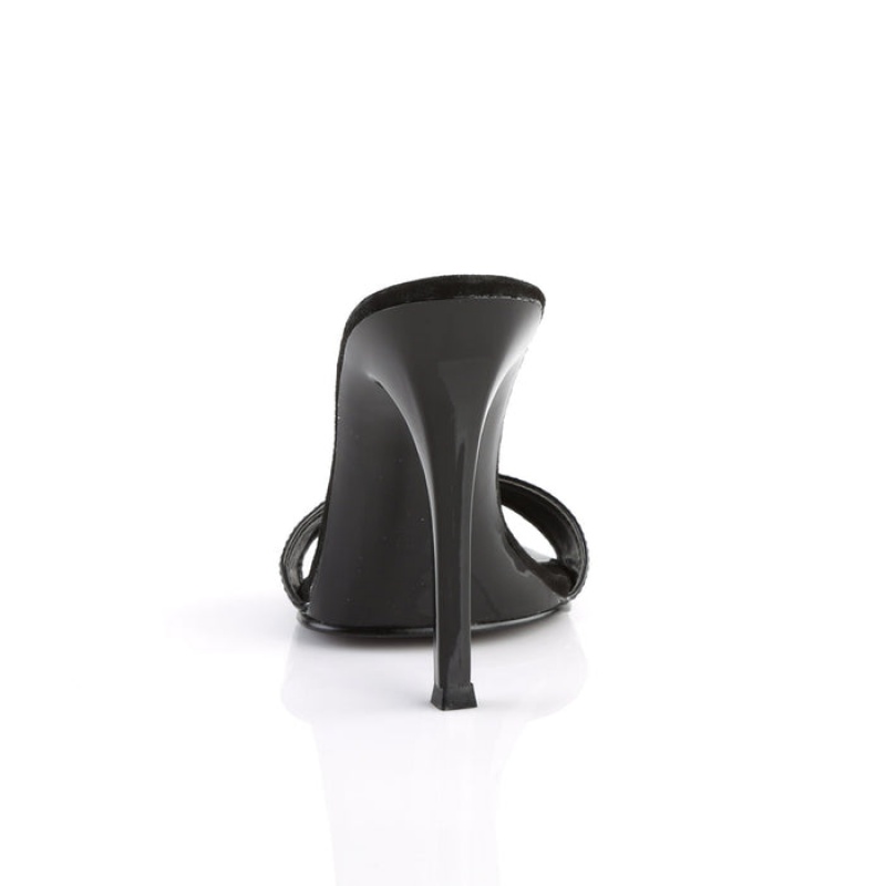 Black Pleaser Gala-01S Women's Slides | SO2967348