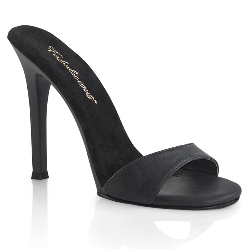 Black Pleaser Gala-01S Women's Slides | SO2967348