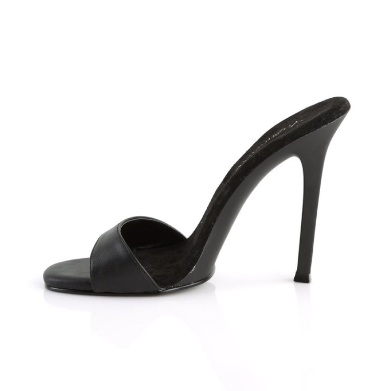 Black Pleaser Gala-01S Women's Slides | SO2967348